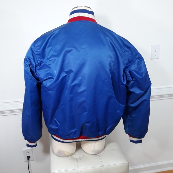 Hardwood Classic Majestic Sixers 7ers Jacket Sz XL - Picture 2 of 7